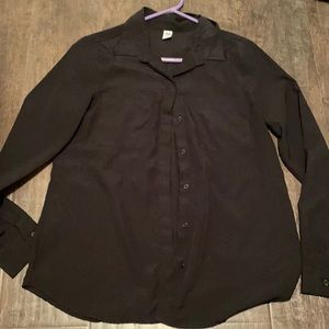 Old Navy Black Dress Shirt